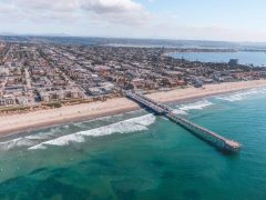 Ocean Pier Aerial San Diego Pacific Beach Southern California Beach Town T20 Zndp24 - California Locals