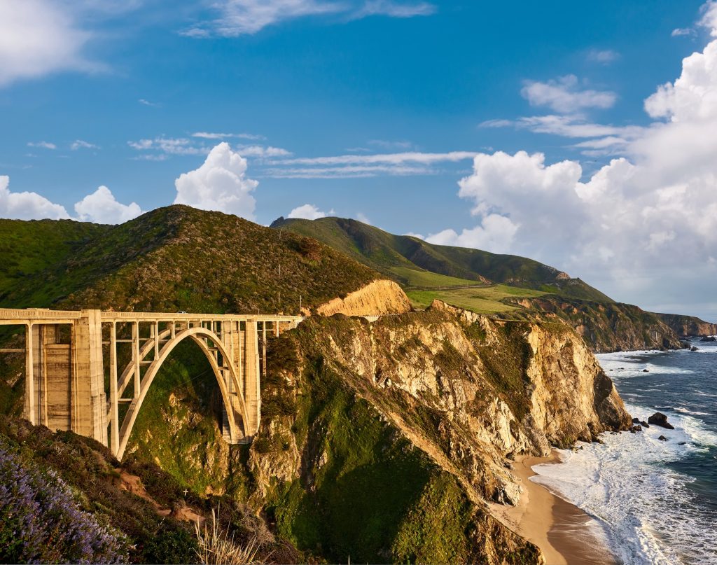 Bixby Creek Bridge on Highway 1, California