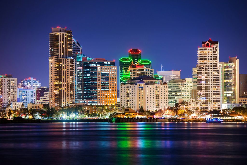 Colorful Skyline San Diego